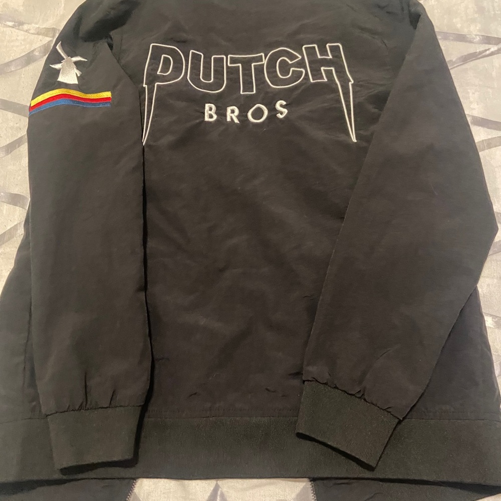 Dutch Bros Black Bomber Jacket
